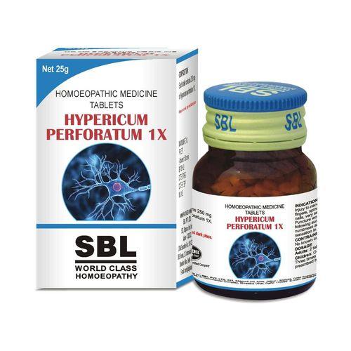 Sbl Hypericum Perforatum 1X homeopathy ablets for Nerve Injuries