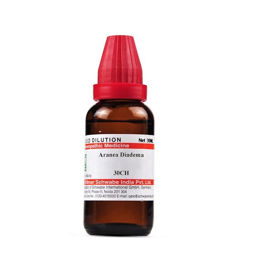 Schwabe-Aranea-Diadema-Homeopathy-Dilution-6C-30C-200C-1M-10M.