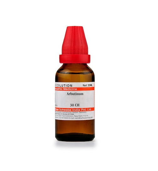 Schwabe Arbutinum Homeopathy Dilution 6C, 30C, 200C, 1M, 10M