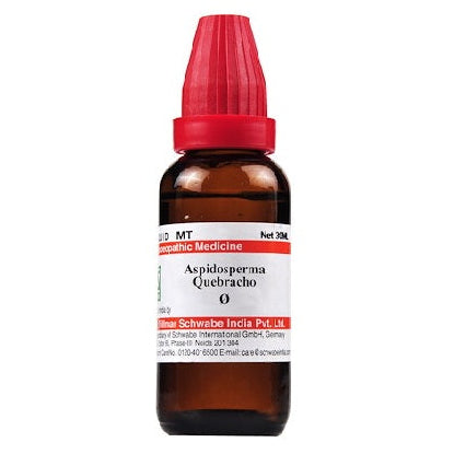 Schwabe-Aspidosperma-Quebracho-Homeopathy-Mother-Tincture-Q 30 ml, aspidosperma q buy online, respiratory tonic homeopathy, natural remedy for breathlessness, aspidosperma drops