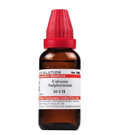 Schwabe-Calcarea-Sulphuricum-Homeopathy-Dilution-6C-30C-200C-1M-10M