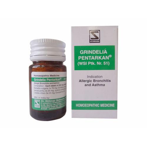 Schwabe Grindelia Pentarkan Tablets old pack