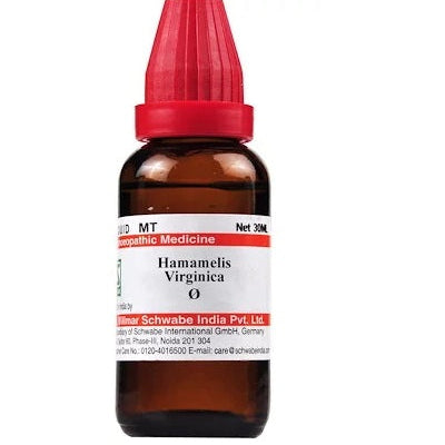 Homeopathic Circulation Medicine, Hamamelis Homeopathy, Natural Remedy for Vein Health, Homeopathic Medicine for Easy Bruising, schwabe Hamamelis Virginica Mother Tincture Q