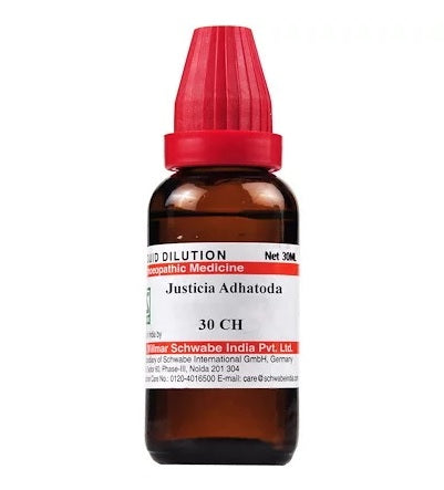 Schwabe-Justicia-Adhatoda-Homeopathy-Dilution-6C-30C-200C-1M-10M
