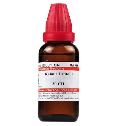 Schwabe-Kalmia-Latifolia-Homeopathy-Dilution-6C-30C-200C-1M-10M