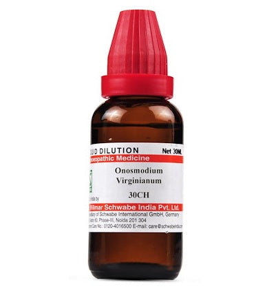 Schwabe Onosmodium Virginianum Homeopathy Dilution 6C, 30C, 200C, 1M, 10M