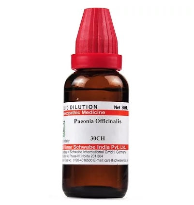 Schwabe Paeonia Officinalis Homeopathy Dilution 6C, 30C, 200C, 1M, 10M