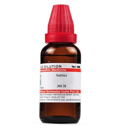 Schwabe-Sabina-Homeopathy-Dilution-6C-30C-200C-1M-10M