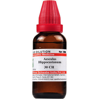 Schwabe Aesculus Hippocastanum_Homeopathy_Dilution_