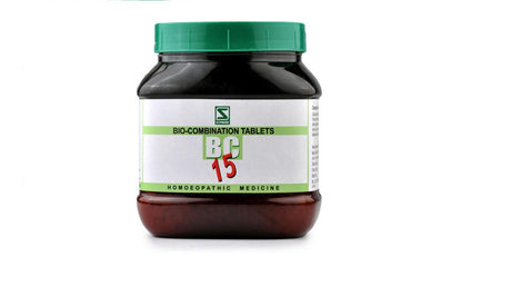 Schwabe Biocombination 15 (BC15) tablets for  menstrual complaints, Irregular periods 550 Gms Pack