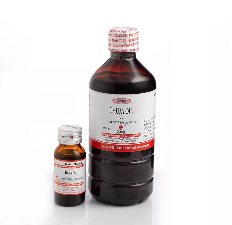 Homeopathy Thuja Occ Oil for Warts, Polyps, Carbuncles