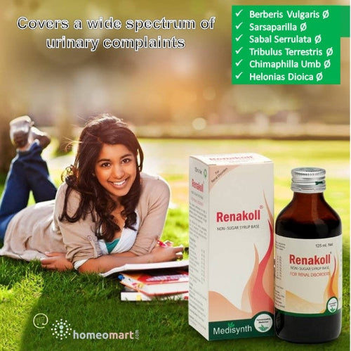 Renakoll Syrup – Homeopathic Relief for UTI, Kidney Stones & Urinary Pain