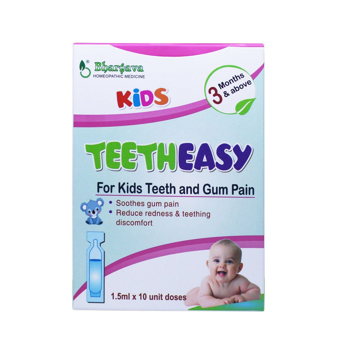 Bhargava Teeth Easy Drops Homeopathic Relief for Baby Teething Pain  Irritability
