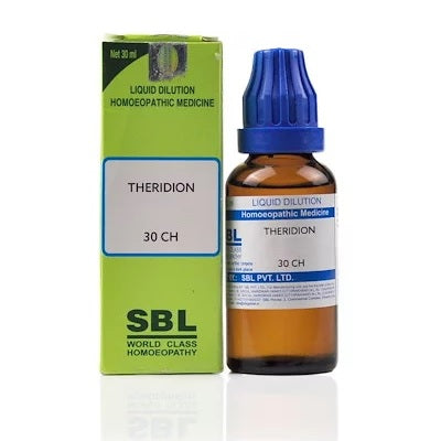 SBL Theridion Homeopathy Dilution 6C, 30C, 200C, 1M, 10M