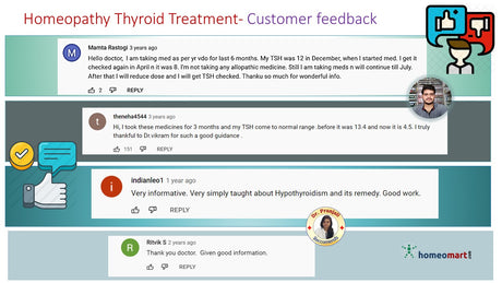Homeopathy hypothyroidism treatment customer reviews and feedback