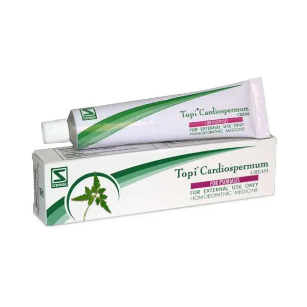 Topi Cardiospermum is a homeopathic cream that provides natural relief from psoriasis, eczema, and skin irritations. Safe, steroid-free, and effective.