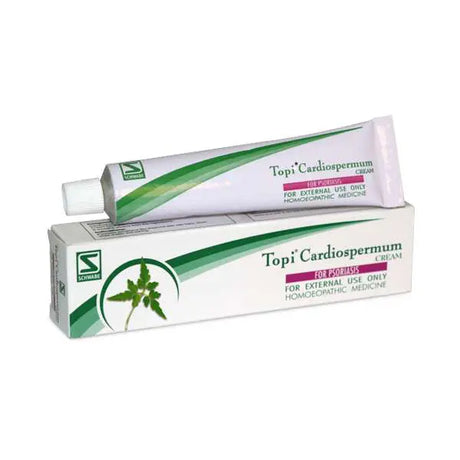 Topi Cardiospermum is a homeopathic cream that provides natural relief from psoriasis, eczema, and skin irritations. Safe, steroid-free, and effective.