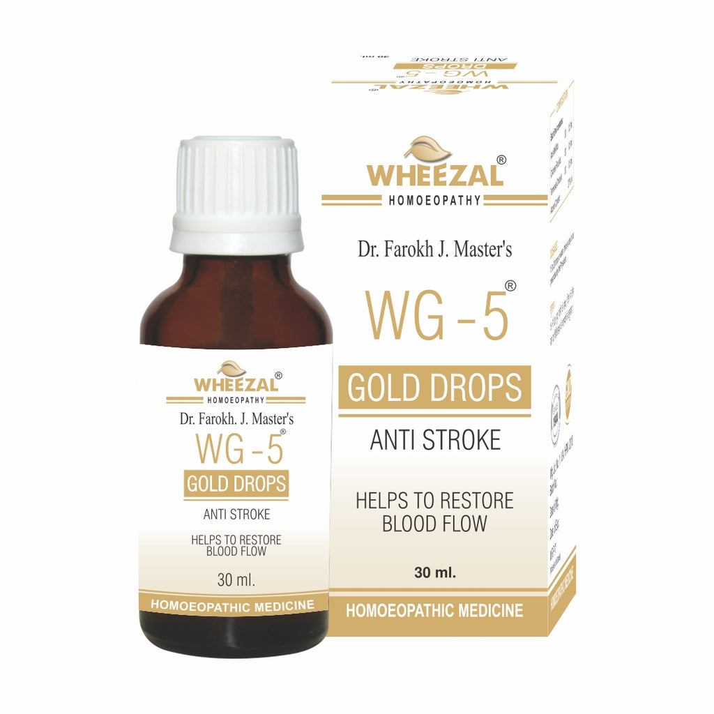 Wheezal Homeopathy WG 5 Drops, Brain Stroke, Intra Cranial Tension