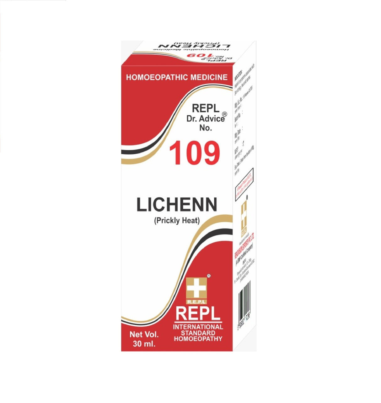 homeopathy REPL Dr Adv No 109 lichenn ''prickly heat'' drops