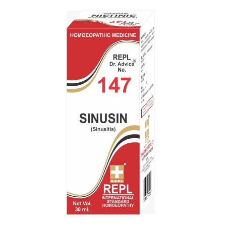 homeopathy REPL Dr Adv No 147 sinusin drops