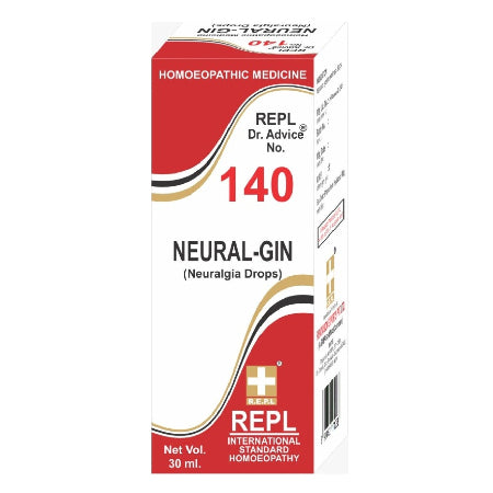 homeopathy REPL Dr Adv No 140 neural-gin drops