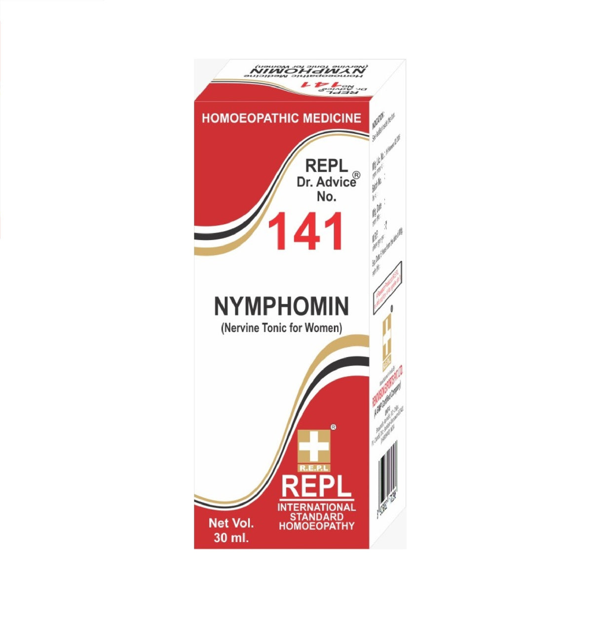 Homeopathy REPL Dr Adv No 141 nymphomin drops