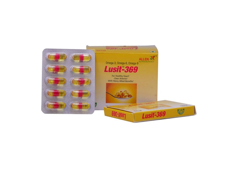 Lusit 369 Flaxseed Oil with Omega 3,6,9. Healthy Heart