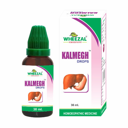 Wheezal Kalmegh Drops help restore appetite, improve digestion, and detoxify the liver. Effective for jaundice, sluggish liver, and indigestion