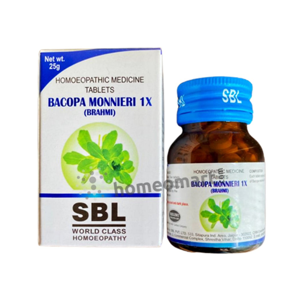 homeopathy Bacopa Monnieri (Brahmi) 1X tablets