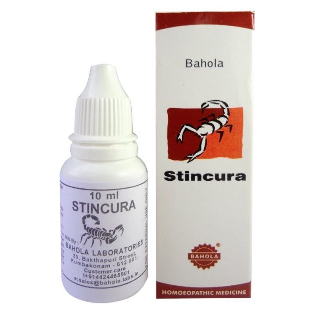 Bahola Homeopathy Stincura for Scorpion Bite Treatment