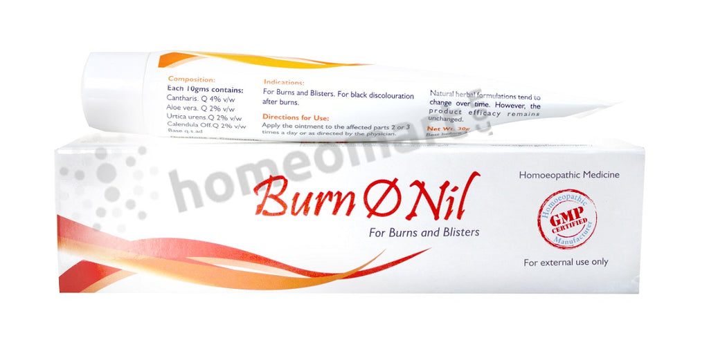 Burn-O-Nil-Ointment for Burns, Blisters, Skin discoloration