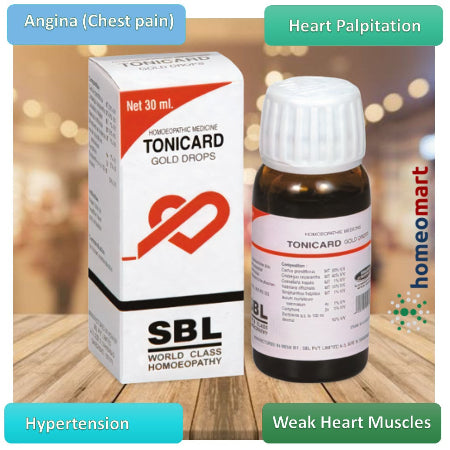 Medicine for heart attack prevention -SBL Tonicard Gold Drops