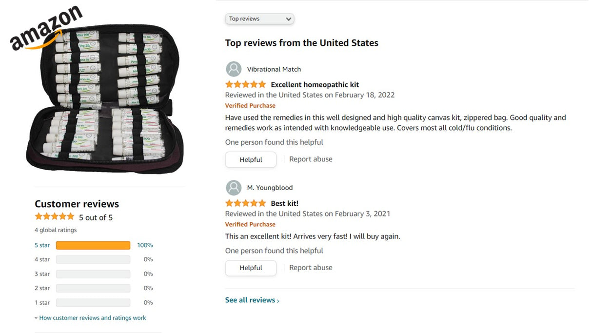 homeopathy cold and flu kit amazon customer reviews