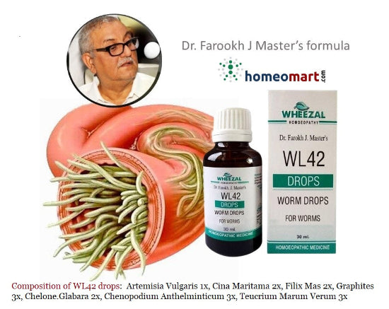 Homeopathy Deworming Solution for Kids & Adults, safe