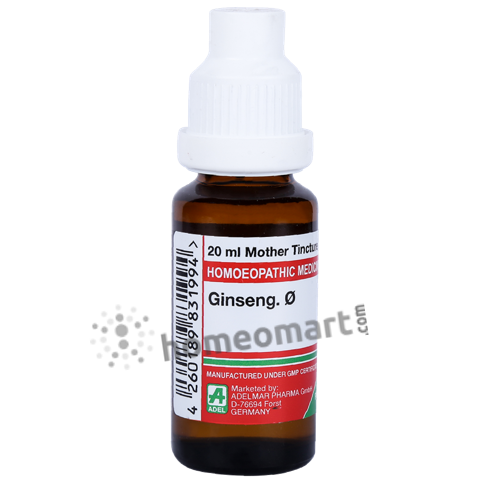 adel ginseng tincture, ginseng homeopathic medicine, homeopathic ginseng drops