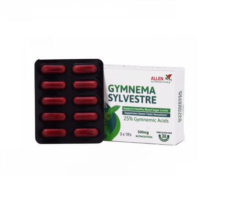 Allen Gymnema Sylvestre capsules homeopathy diabetes management
