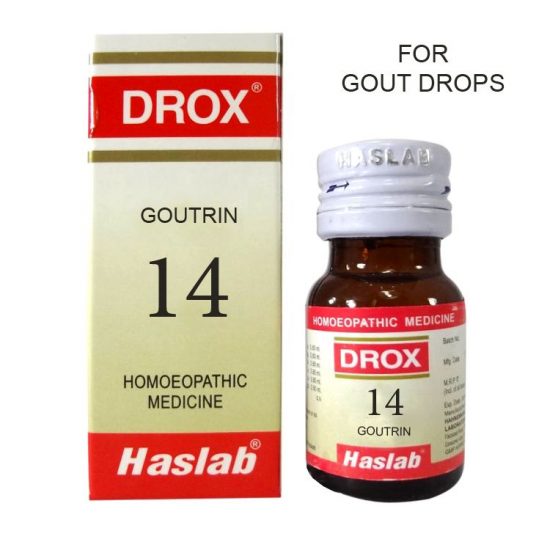 Haslab Drox-14 Goutrin Homeopathy Gout Drops