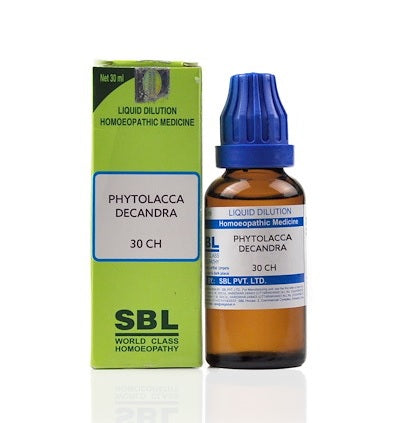 SBL Phytolacca Decandra Homeopathy Dilution 6C, 30C, 200C, 1M, 10M, Homeopathic Sore Throat Medicine, Homeopathic Tonsillitis Remedy, Homeopathic Breast Support, Homeopathic Rheumatic Pain Medicine, Homeopathic Joint Pain Remedy, Homeopathic Lymphatic Support