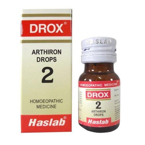 Get natural relief from arthritis, joint pain & stiffness with Drox 2 Arthiron Drops. A trusted homeopathy formula by Hahnemann Scientific Lab.