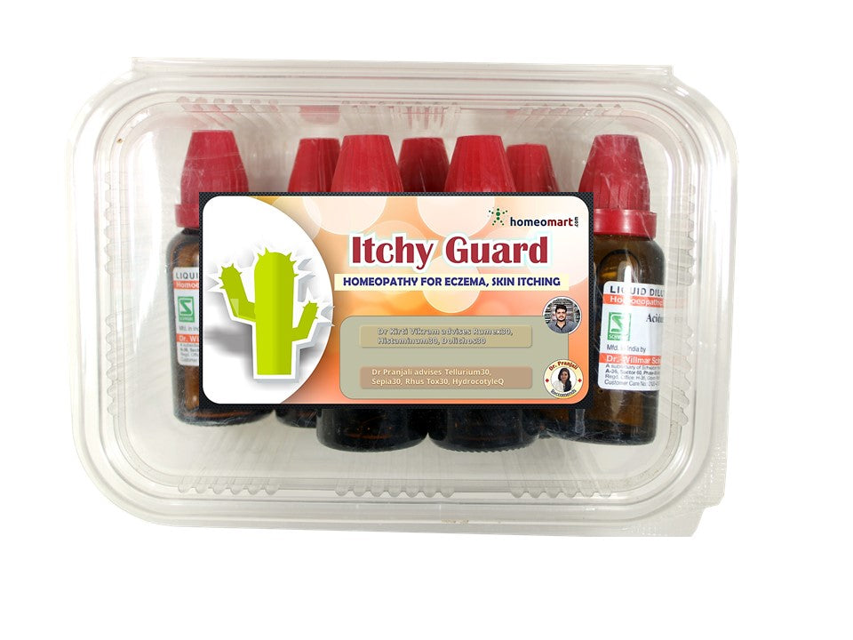 Itchy Guard homeopathy for eczema, jock itch, skin redness