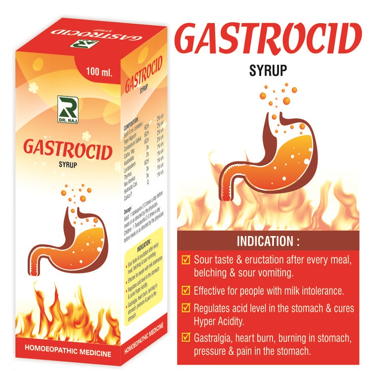 Dr. Raj Gastrocid Syrup: Natural Relief for Gastric Discomfort | Acidity, Refulx, heart burn