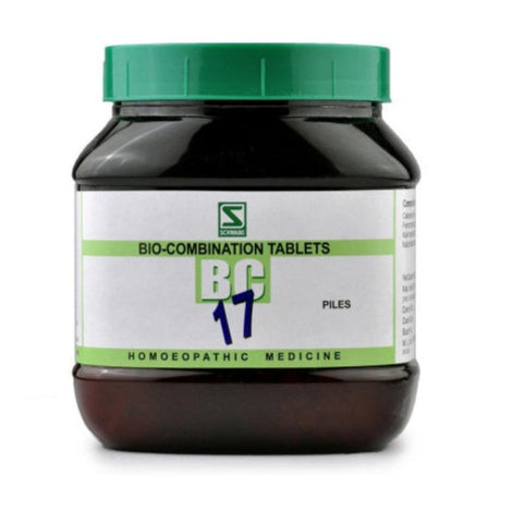 Schwabe Biocombination 17 (BC17) tablets for Piles with Pain & Bleeding 550 Gms Pack