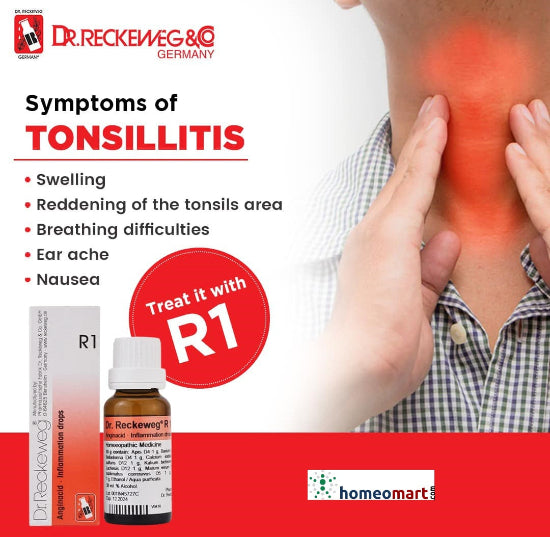 inflammation of the tonsils treatment in homeopathy