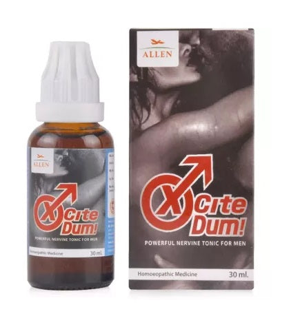 Allen Xcite Dum Homeopathy sex power Drops - Powerful Nervine Tonic for Men