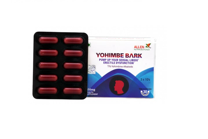 Allen Yohimbe Bark Capsule, Libido booster, Erectile Dsyfunction 15% off