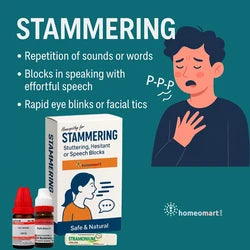 Homeopathy medicines that help you overcome stammering, boosts confidence, and restores your voice—naturally.