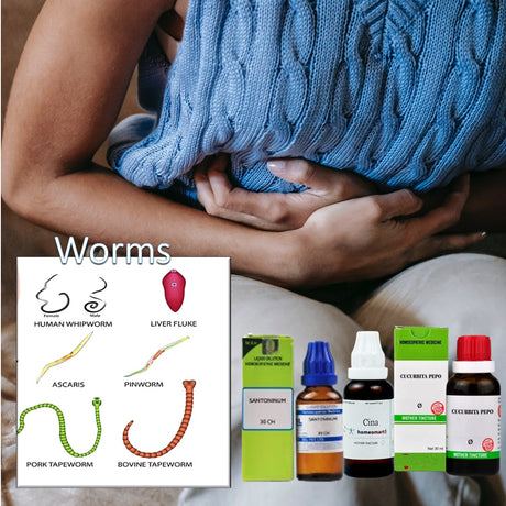 intestinal parasites stomach worms homeopathic medicine