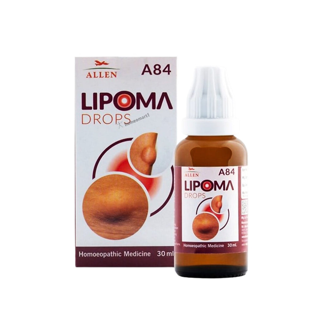 Allen A84 homeopathy Lipoma Drops for non cancerous fatty clumps in body treatment