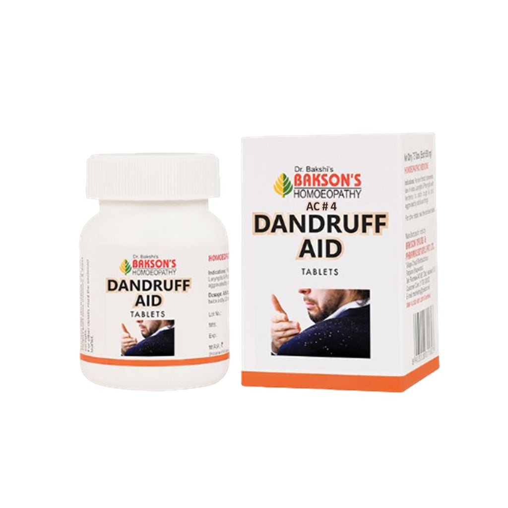 Baksons AC#4 Tablets for Dandruff Relief, Hair Loss Support & Scalp Care