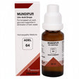 Mundipur Uric Acid Drops bottle and packaging on a white background
